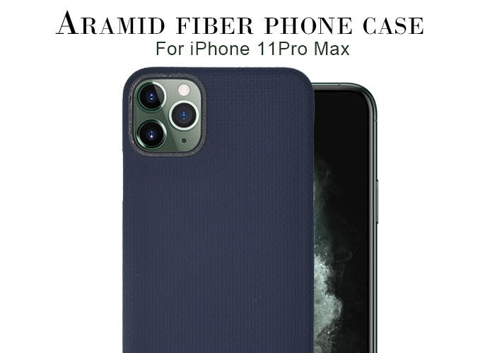 Jatuhkan Diuji Warna Biru Casing Serat iPhone 11 Pro Max ...
