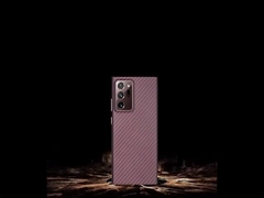 Casing Ponsel Serat Aramid Biru Muda Super untuk Samsung Z Fold 3