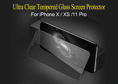 Pelindung Layar Kaca Tempered 2.5D tahan debu Untuk IPhone X XS 11 Pro