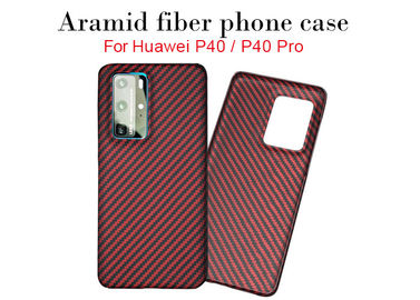 Logo Ultra Tipis Dicetak Aramid Fiber Huawei Case Untuk Huawei P40