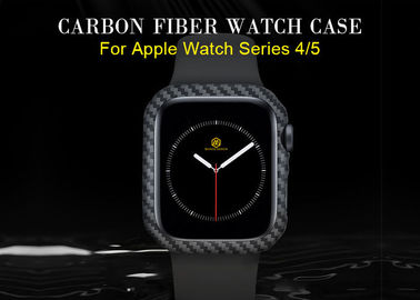 Serat karbon Apple Watch Case tahan debu Shockproof