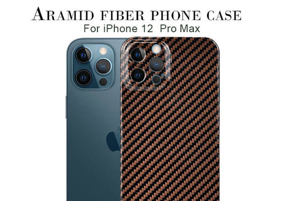 Pelindung Ponsel iPhone 12 Pro Max Hard Aramid Fiber dari kotoran