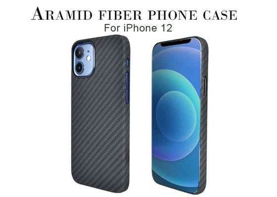 Pelindung Penuh Ringan Aramid Fiber Phone Case Untuk iPhone 12 Mini