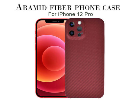Perlindungan Kamera Setengah Penutup Aramid Fiber iPhone Case Tahan Jatuh