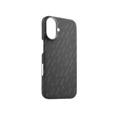 Casing Ponsel Serat Aramid Magnetik Pola Kustom Cocok Sempurna untuk iPhone 16 Pro Max