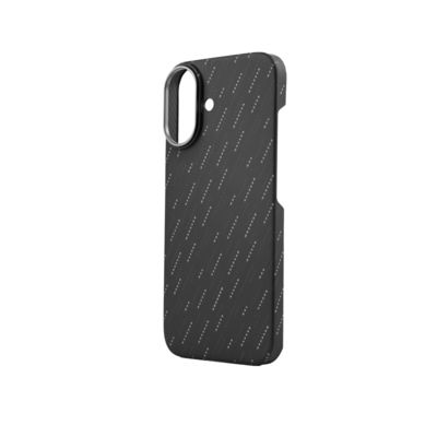 Casing Ponsel Serat Aramid Magnetik Pola Kustom Cocok Sempurna untuk iPhone 16 Pro Max