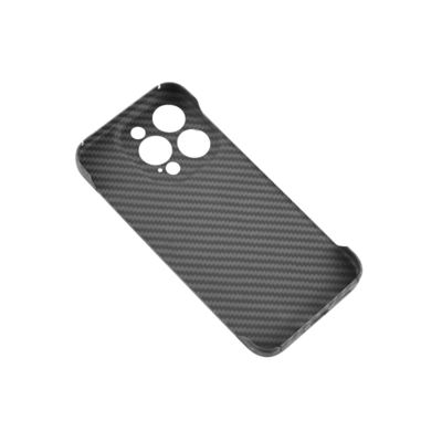 2024 Customized Cutting Frame Aramid Carbon Fiber Phone Cover untuk iPhone 16 dengan Ketebalan 0,8mm dan Berat 16g