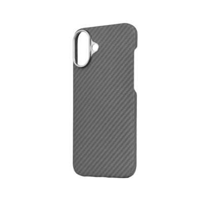 Ultra Thin 0.8mm 16g Ringan tahan kotoran Aramid Serat Magnetic Phone Case untuk iPhone 16 Pro