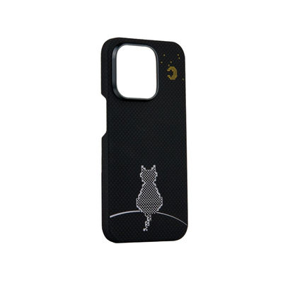 Ultra Thin 0.8mm Ketebalan 16g Berat tahan kotoran Aramid Fiber Phone Case untuk iPhone 16 Pro Max