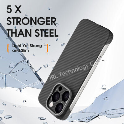 Customized Cutouts Magnetic Design Aramid Fiber Phone Case For iPhone 17 Pro Max