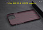 Tidak Melting Point Nyata Aramid Fiber Phone Case Untuk iPhone 11 Pro Max