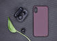 Warna Merah Kepar Gaya Nyata Aramid Fibre Kasus Telepon Untuk iPhone X