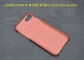 Warna Oranye M Gaya Tekstur Nyata Aramid Fiber Phone Case Untuk iPhone SE