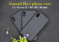 Twill Finish Non Konduktif Aramid Fiber Phone Case Untuk iPhone X