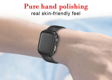 Slim Hard Shell Glossy Carbon Fiber Apple Watch Case