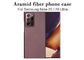 Matte Surface Aramid Fiber Phone Case Untuk Samsung Note 20 Carbon Case Note