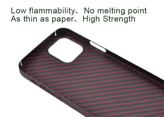 Kertas Tipis Serat Aramid Casing Ponsel Serat Karbon Casing iPhone