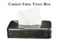 Kotak Kertas Tisu Serat Karbon 3K Glossy Untuk Mobil