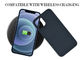 Permukaan Matte Tahan Gores Biru iPhone 12 Casing Serat Karbon Aramid