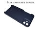 Plain Weave Texture Blue Aramid Carbon Fiber Case Untuk iPhone 12