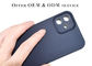 Plain Weave Texture Blue Aramid Carbon Fiber Case Untuk iPhone 12