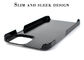 Permukaan Glossy Black Carbon Aramid Fiber iPhone Case Untuk iPhone 12 Pro Max