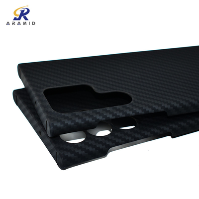 Ketebalan 0.65mm Ultra Tipis Matte Samsung S22 Aramid Fiber Kevlar Casing Ponsel